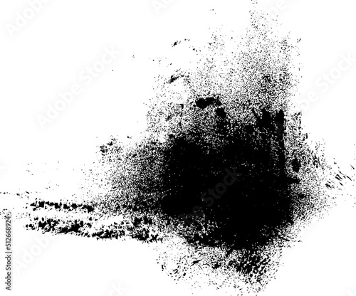 Obraz na płótnie Distressed Ink grunge Stain