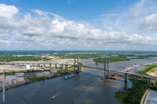 Cochrane bridge on the Mobile River  photo