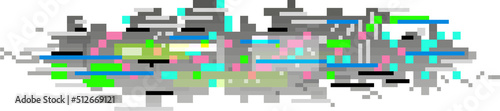 Glitch Effect TV Noise Screen Digital Bug Texture