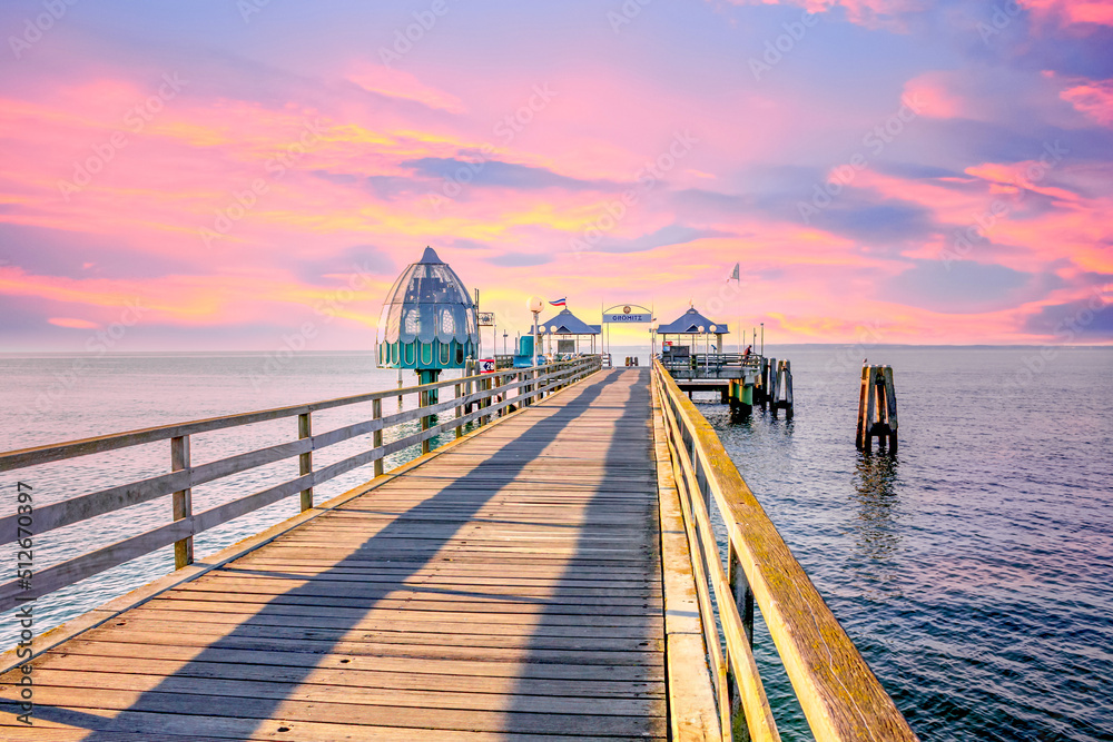 Fototapeta premium Seebad, Grömitz, Ostsee, Deutschland