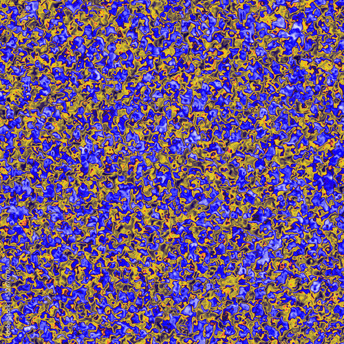 Textile pattern, pattern of blue and yellow