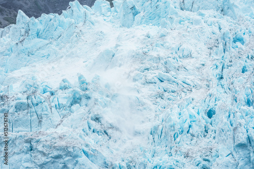 Holgate Glacier in Kenai Fjords National Park near Seward , Alaska.