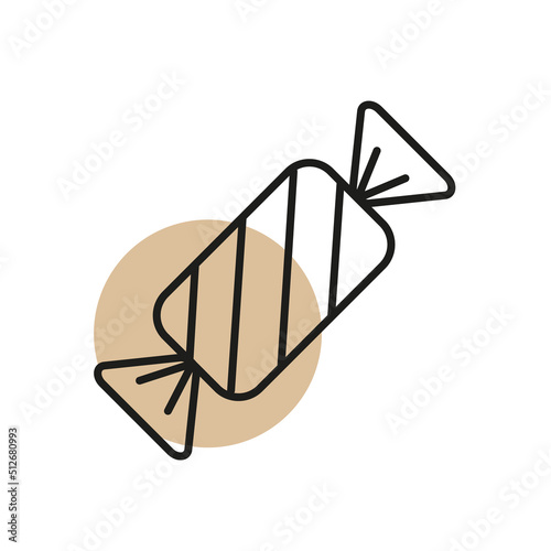 Sweet candy, illustration, vector on white background