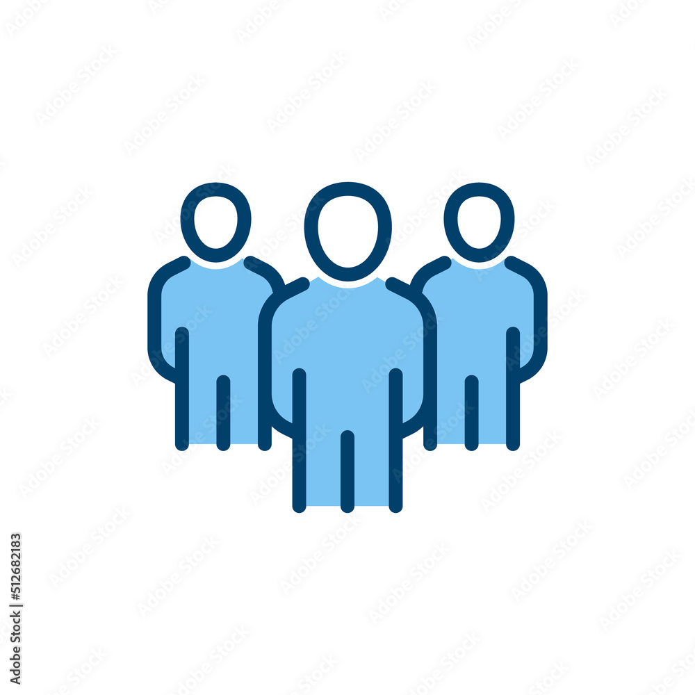 Team Group filled line icon. linear style sign for mobile concept and web design. Outline vector icon. Symbol, logo illustration. Vector graphic Team Group filled line icon. linear style sign for mobile concept and web design. Outline vector icon. Symbol, logo illustration. Vector graphic