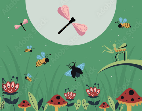 spring insects with fungus