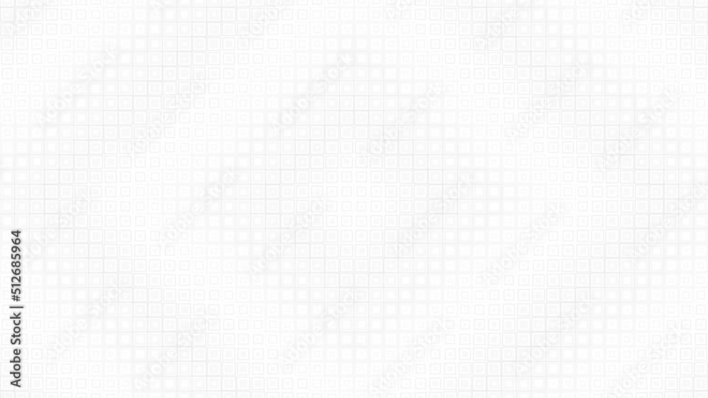 Seamless gray background with halftone squares motion looping animation