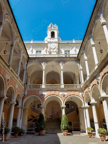 Palazzo Tursi on via Garibaldi in Genoa. photo