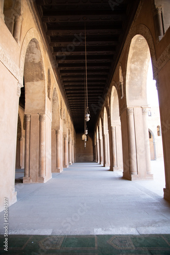 corridor of a mosque