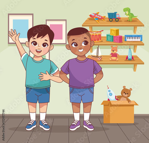 interracial little boys