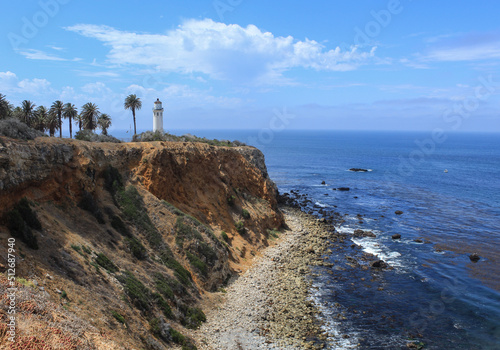 Point Vicente Lighthouse on a Sunny Day, Palos Verdes Peninsula, California