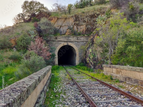 old railway tunnel 