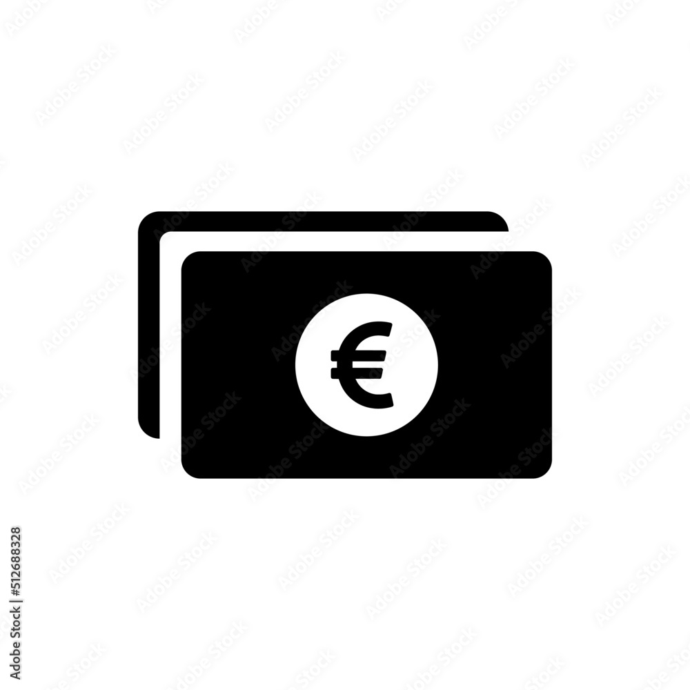 Euro Money Icon Vector Art. Best Euro Icon Illustration On White Background. The Best Euro Money Icon Euro Money Icon Vector Art. Best Euro Icon Illustration On White Background. The Best Euro Money Icon
