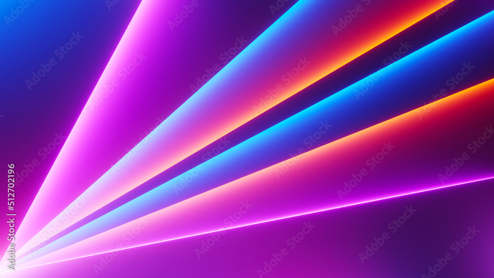 3d render of flash neon and light glowing on dark scene. Speed light moving lines. 3d render of flash neon and light glowing on dark scene. Speed light moving lines.