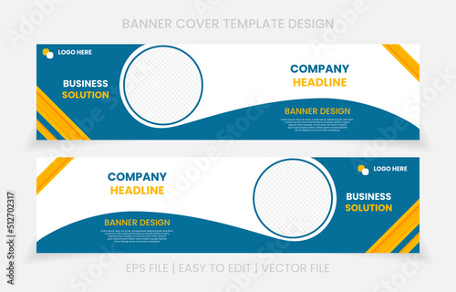 set vector banner background cover design website