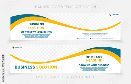 company banner background cover design website