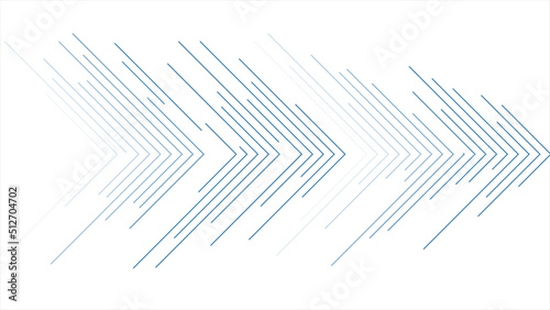 Blue minimal arrows abstract futuristic tech background