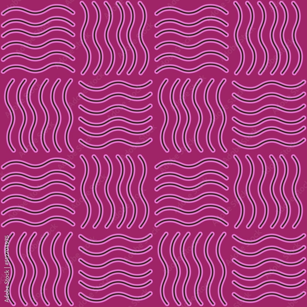 Abstract geometric waves print for fabrics and textiles and packaging and wrapping paper and hobbies