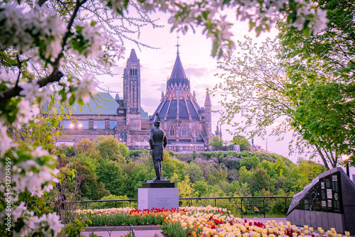 Parliament build in Ottawa, a government place
