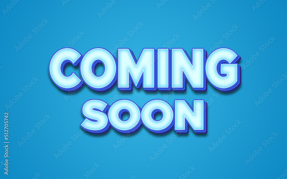 Coming soon sale poster sale banner design template with 3d editable text effect Coming soon sale poster sale banner design template with 3d editable text effect