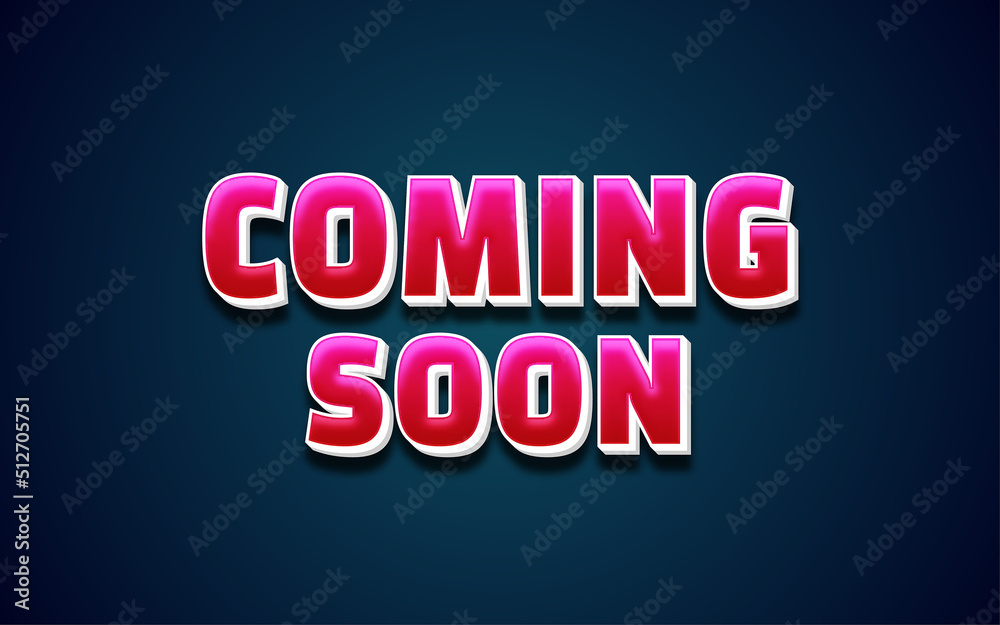 Coming soon sale poster sale banner design template with 3d editable text effect Coming soon sale poster sale banner design template with 3d editable text effect