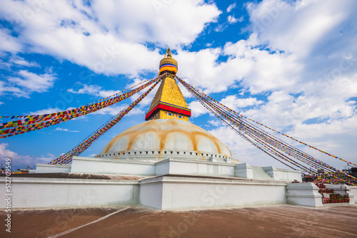 boudha stupa (Boudhanath) at kathmandu, nepal