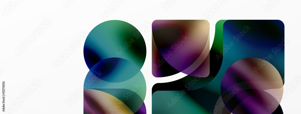 Transparent effects geometric abstract background. Minimalist wallpaper, banner, background or landing Transparent effects geometric abstract background. Minimalist wallpaper, banner, background or landing