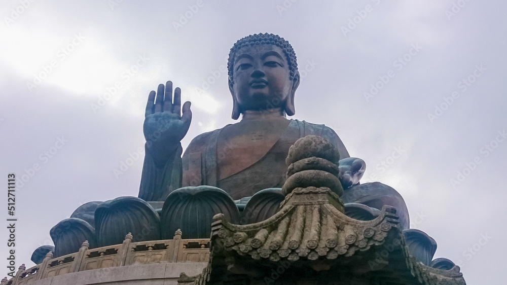 Fototapeta premium The Big Buddha on the top of mountain
