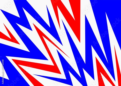 Abstract background with colorful sharp and arrow pattern
