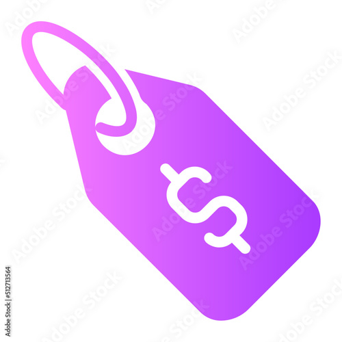 Dollar Tag gradient icon