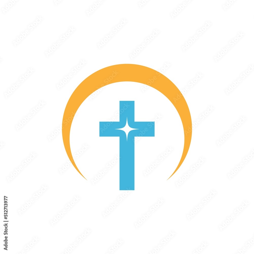 Church syimbol icon illustration Church syimbol icon illustration