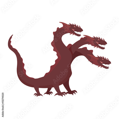 dragon with three heads