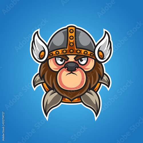 Monkey Knight Head Mascot Logo