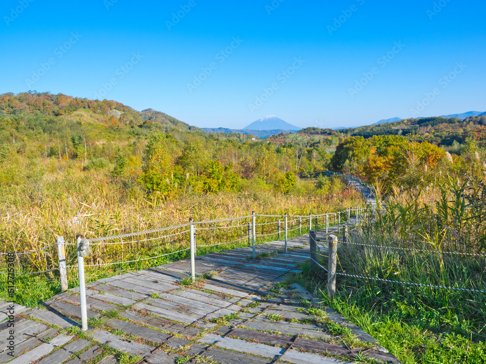 The Nishiyama trail is located in Toyako onsen town. The trail leads to some more of the newly created craters around Mount Nishiyama.
