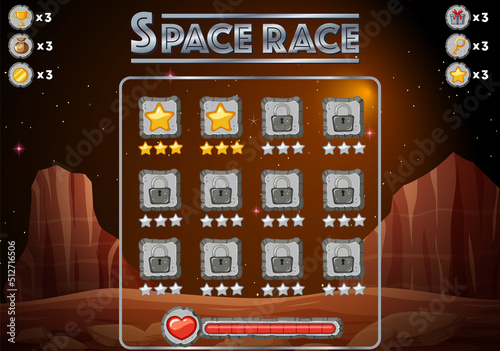 A space background template