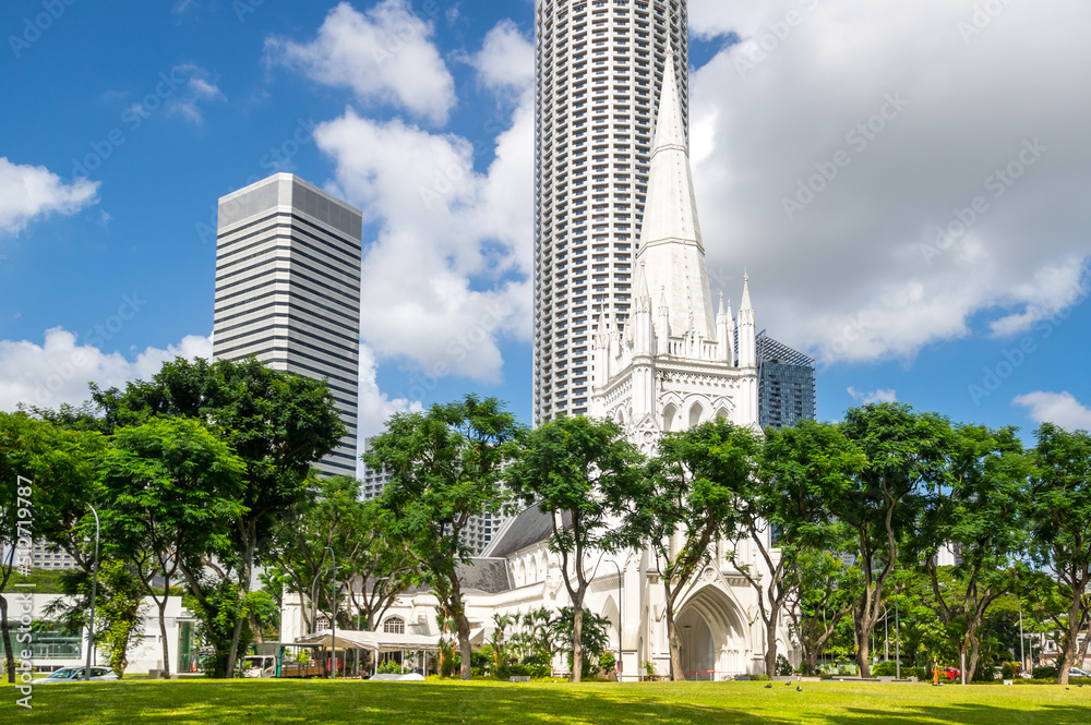 Saint Andrew's Cathedral in Singapore