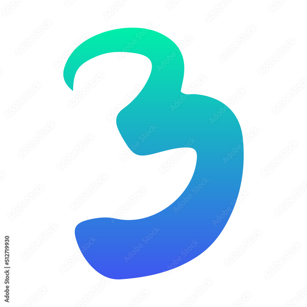 gradient number element
gradient number element