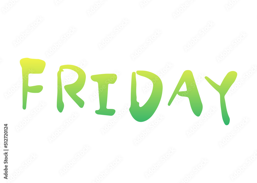 gradient day text word
gradient day text word