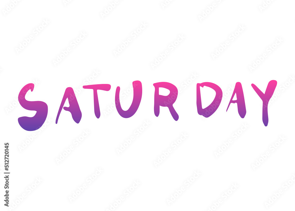 gradient day text word
