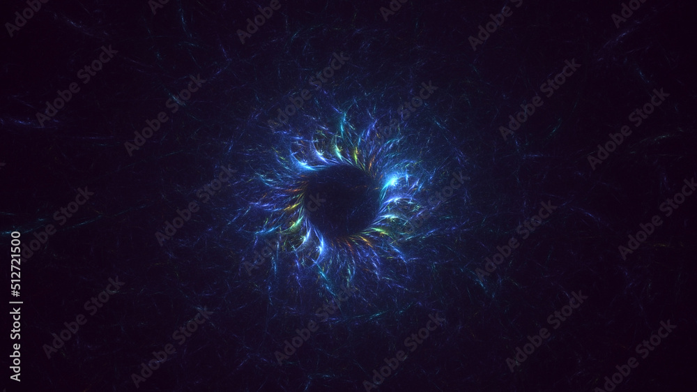 3D rendering abstract round light background 3D rendering abstract round light background