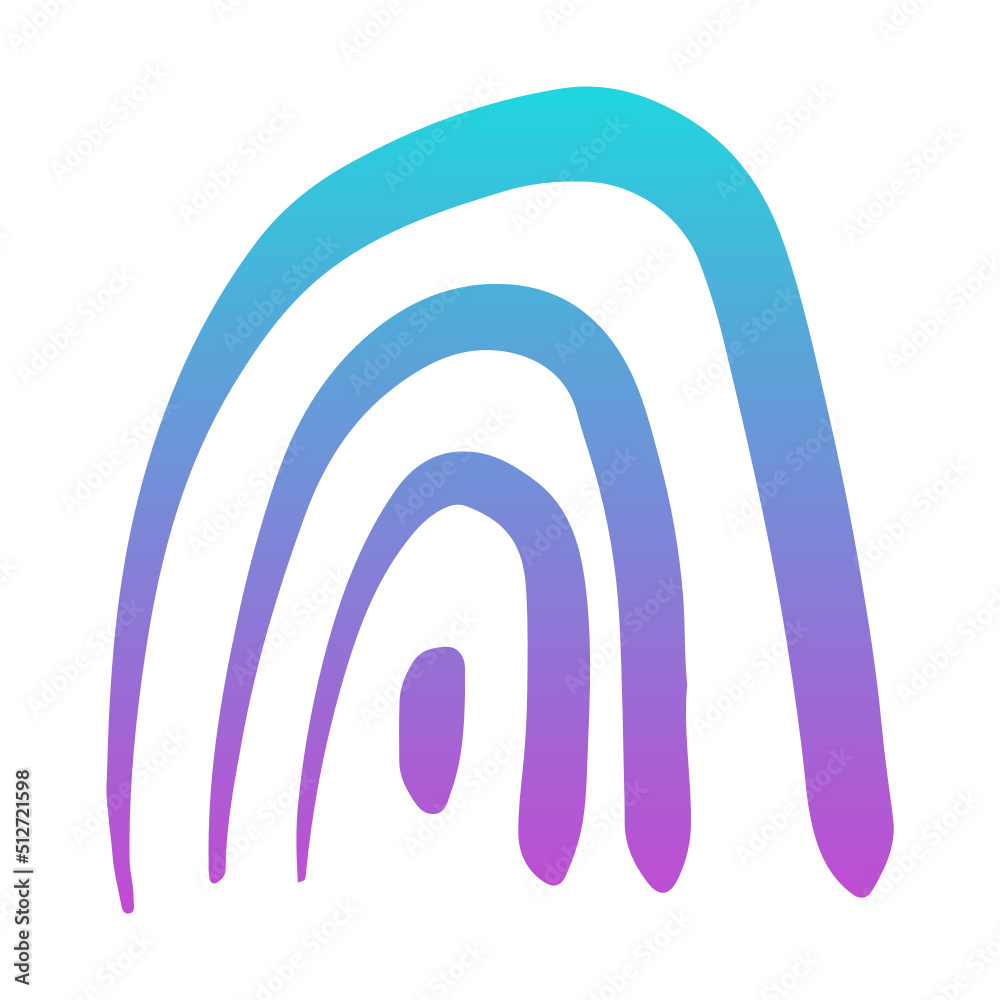 gradient rainbow shape
gradient rainbow shape