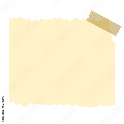 ripped sticky note