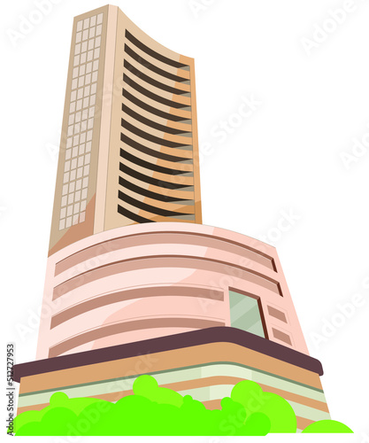 Bombay stock exchange, Mumbai, India photo