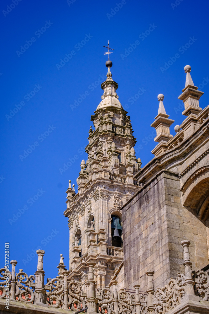 Santiago de Compostela Cathedral, a temple of Catholic worship located in the homonymous city