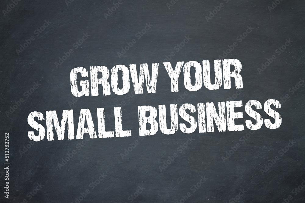 Fototapeta premium Grow your small Business