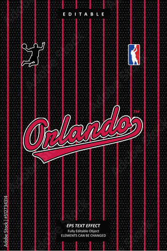 editable text effect premium vector design of red black lettering style front logo emblem sport, team, 
club costume, name. good for the jersey, t-shirt custom printing