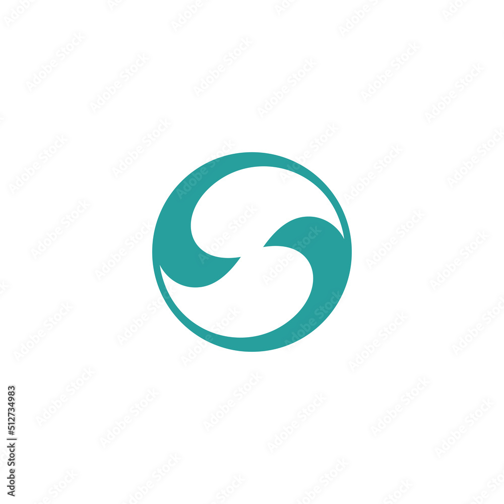Water wave logo design template icon vector illustration Water wave logo design template icon vector illustration