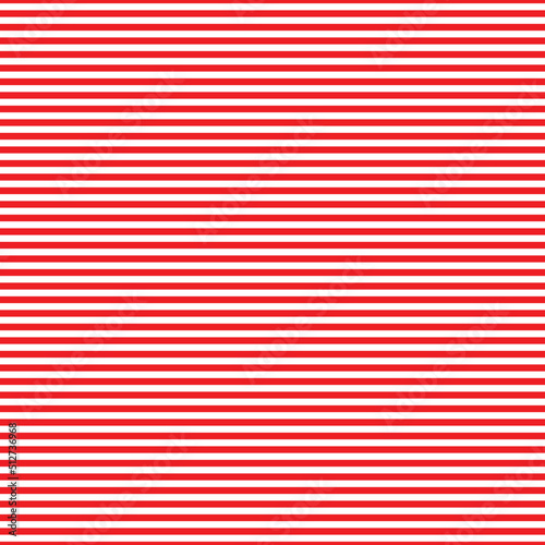 Seamless red stripes on a white background.