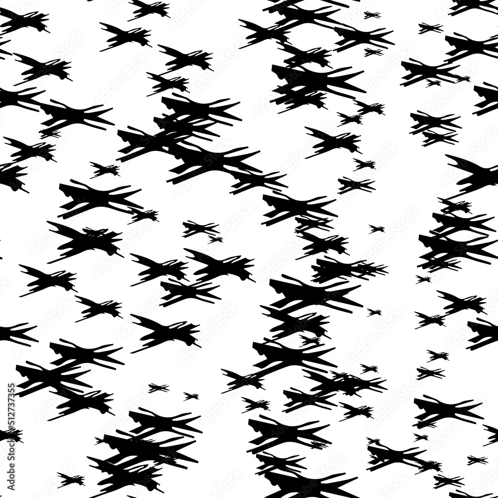 Seamless pattern with hand drawn cross symbols Seamless pattern with hand drawn cross symbols