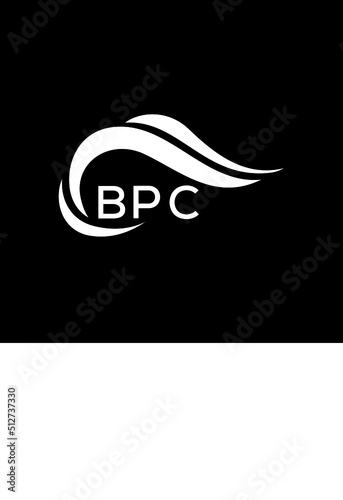 BPC letter logo. BPC best black ground vector image. BPC letter logo design for entrepreneur and business.
