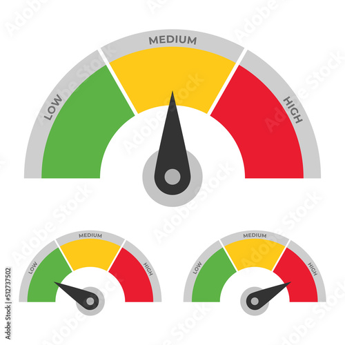 Speedometer icon set vector for graphic design, logo, website, social media, mobile app, UI